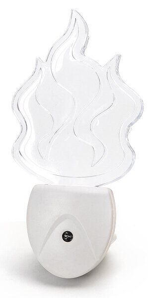Aigostar - Luce notturna LED RGB con sensore LED/0,5W/230V fiamma