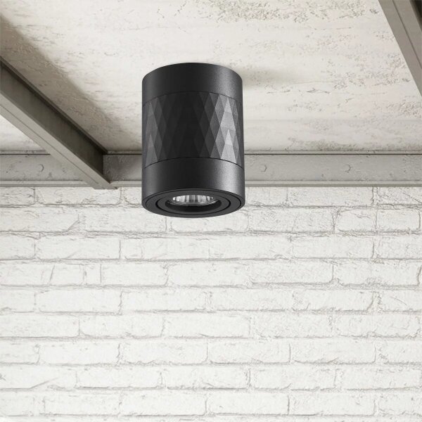 Luce Spot RUBIN 1xGU10/10W/230V nero