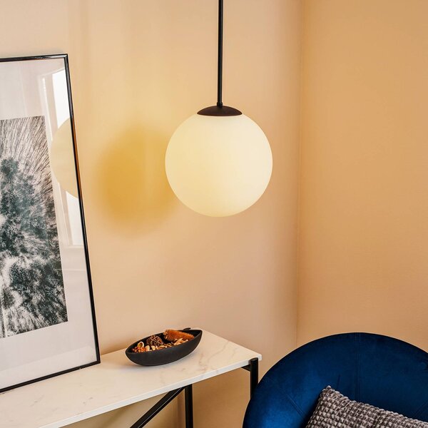 Lampada a sospensione Dione ALDEX, dimmerabile, Bianco / Opale, Soggiorno / Sala da pranzo, Vetro, Moderno, Lampada a sospensione