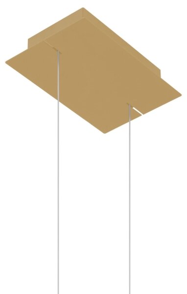 Thoro TH.221 - Lampadario LED a sospensione con filo RIO LED/30W/230V CRI95 4000K diametro 55 cm oro