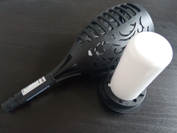 Lampada solare LED con sensore crepuscolare LED/1,2W/1,2V 600 mAh IP44