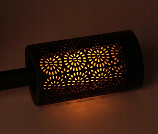 Lampada solare LED con sensore crepuscolare LED/2V IP44 600 mAh