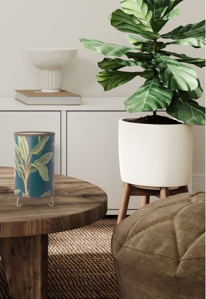 Duolla - Lampada da tavolo GOLD LEAVES 1xE14/15W/230V diametro 12,5 cm