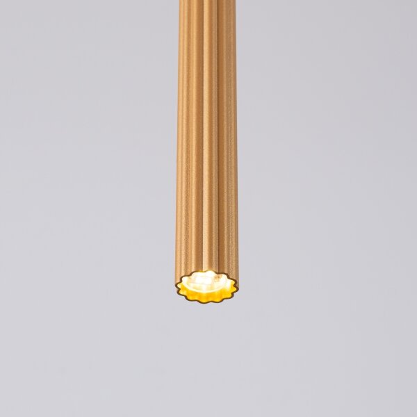 Sollux SL.1339 - Lampadario a sospensione con filo ARCHE 1xG9/8W/230V oro