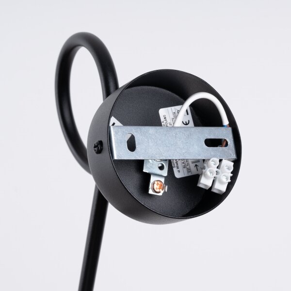 Sollux SL.1433 - Applique LOOP 1xE27/15W/230V nero