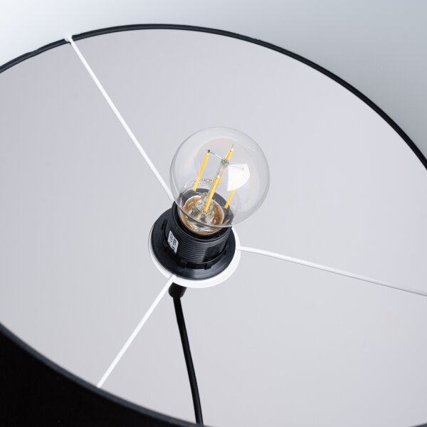 Sollux SL.1406 - Lampadario a sospensione con filo NOVA 1xE27/15W/230V diametro 40 cm nero
