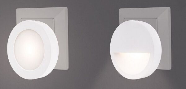 Rabalux 2283 - Lampada notturna LED con sensore PUMPKIN LED/0,5W/230V diametro 65 mm