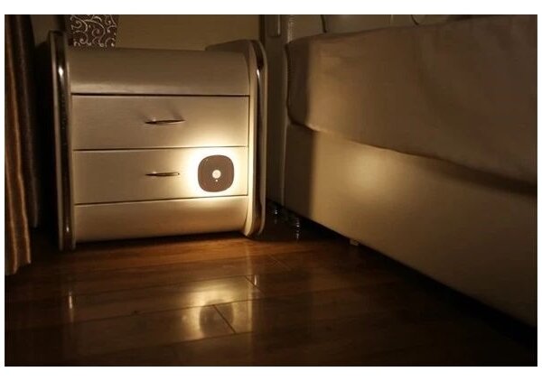Retlux - Lampada di orientamento LED con sensore LED/0,45W/3xAAA 3000K bianco