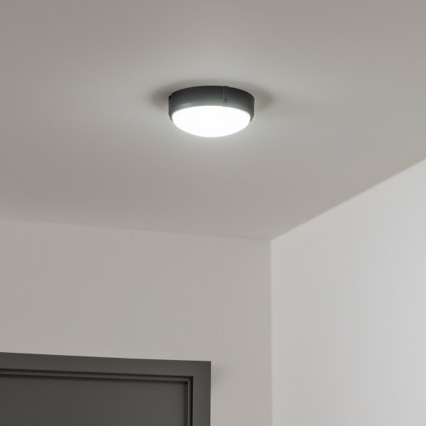 Brilagi - Plafoniera LED industriale SIMA LED/12W/230V IP65 nero
