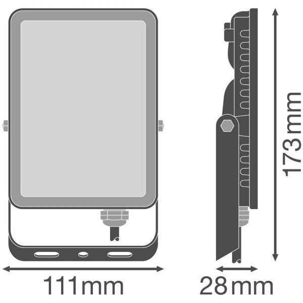 Ledvance - Proiettore LED da parete per esterni FLOODLIGHT LED/20W/230V 6500K IP65
