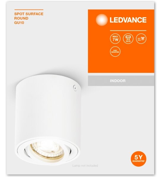 Ledvance - Luce Spot SPOT 1xGU10/7W/230V bianco