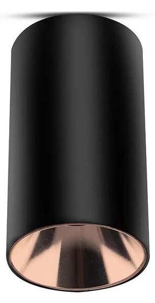 Luce Spot 1xGU10/35W/230V nero/Oro rosa