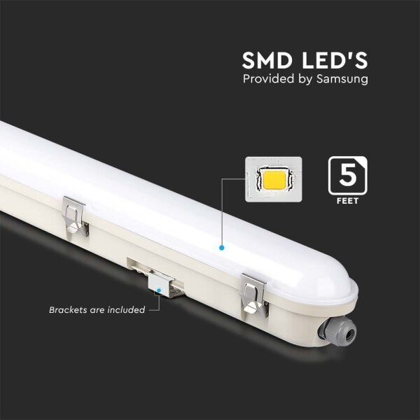 Lampada fluorescente tecnica LED EMERGENCY LED/48W/230V 6500K 150cm IP65