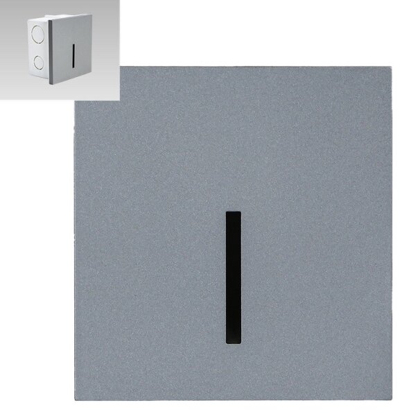 Emithor 70429 - Illuminazione LED scale LINE LED/1W/230V 4000K grigio