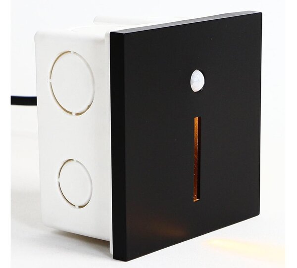 Emithor 70430 - Lampada LED per scale con sensore LINE LED/1W/230V nero