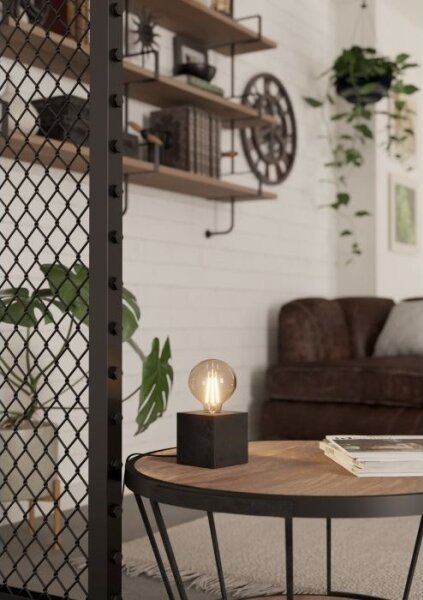 Eglo 43734 - Lampada da tavolo PRESTWICK 1xE27/40W/230V antracite