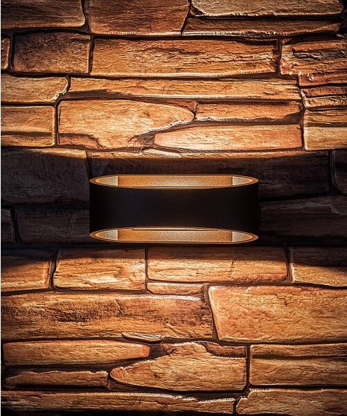 Rabalux 77180 - Applique da esterno LED GERLA LED/9W/230V IP54 marrone