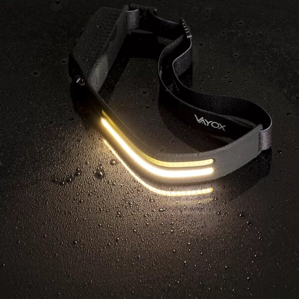 Lampada frontale ricaricabile a LED dimmerabile con sensore 3xLED/5V IP44 300 shiny 1200 mAh