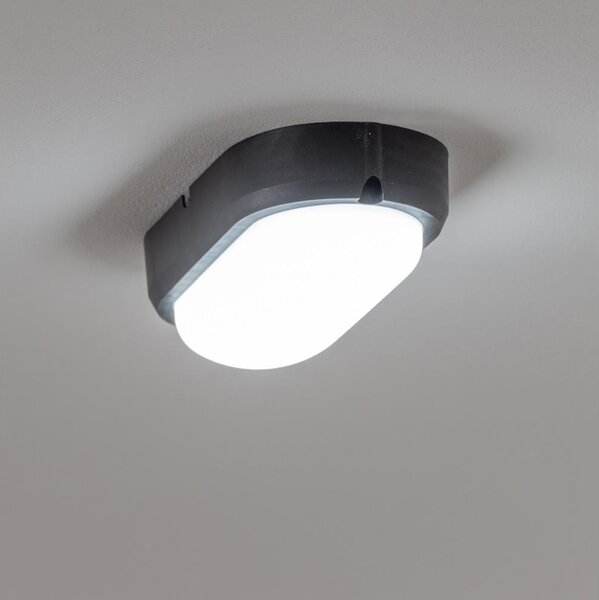 Brilagi - Plafoniera LED industriale SIMA LED/12W/230V IP65 nero