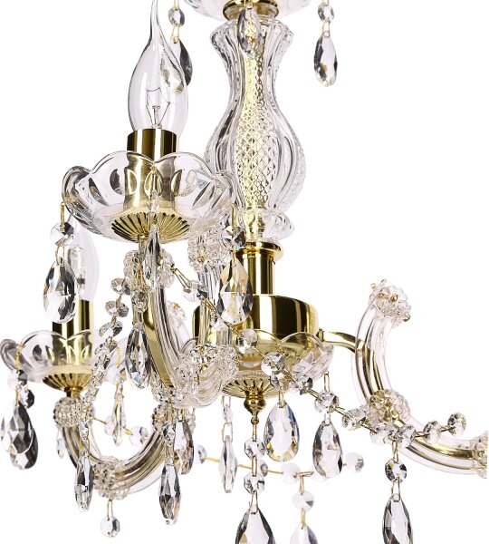 Lampadario a sospensione con catena MARIA TERESA 3xE14/40W/230V