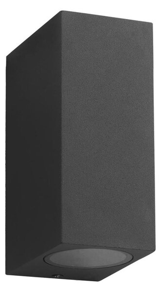 Applique da esterno BOKA 2xGU10/60W/230V IP44 nera