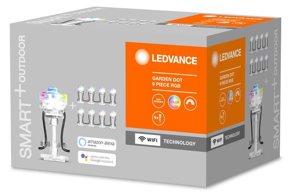 LEDVANCE SMART+ WiFi Garden Dot spot LED set 9x