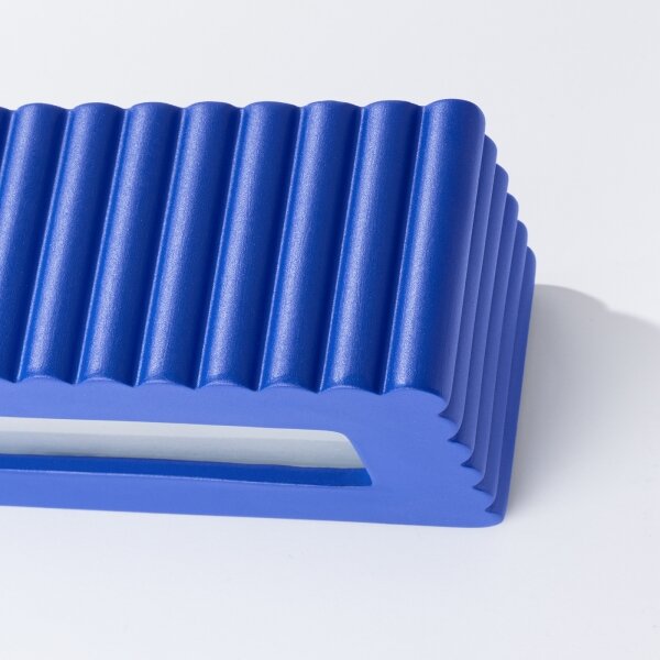 Sollux SL.1889 - Applique RIGATA 1xE27/15W/230V ceramica/blu