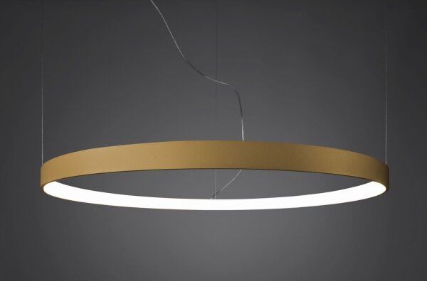 Thoro TH.217 - Lampadario LED a sospensione con filo RIO LED/30W/230V CRI95 4000K diametro 55 cm oro