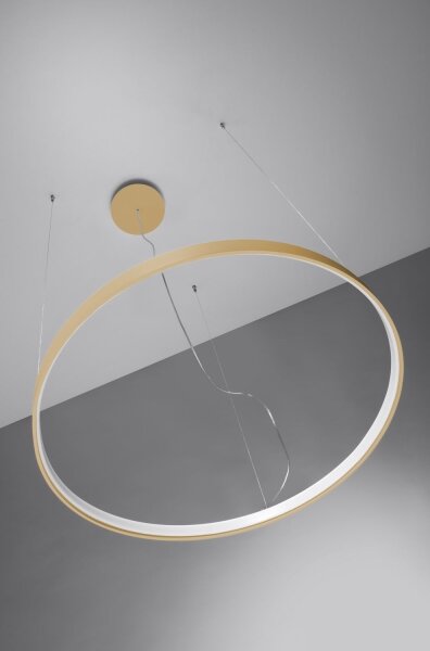 Thoro TH.174 - Lampadario LED a sospensione con filo RIO LED/50W/230V CRI90 3000K diametro 78 cm oro