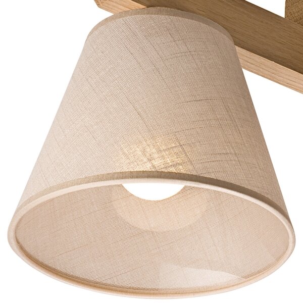 Plafoniera ANTONIO 3xE14/40W/230V rovere