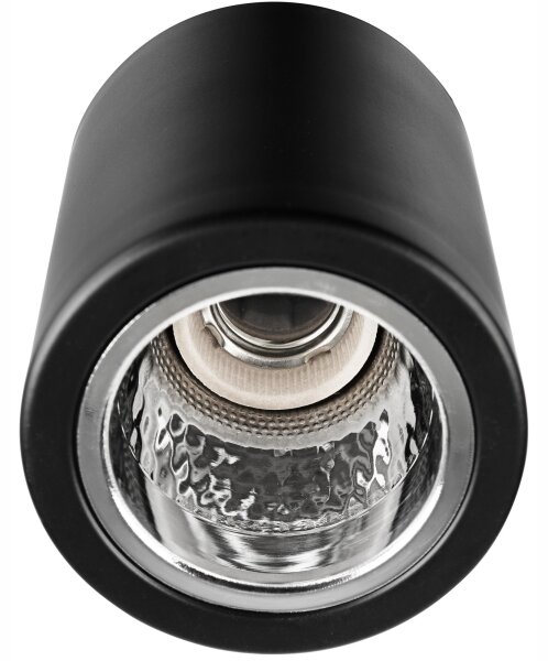 Faretto LED TACO 1xE27/15W/230V nero