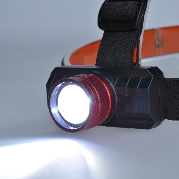 Solight WN36 - Lampada frontale LED ricaricabile LED/3W/USB IP44