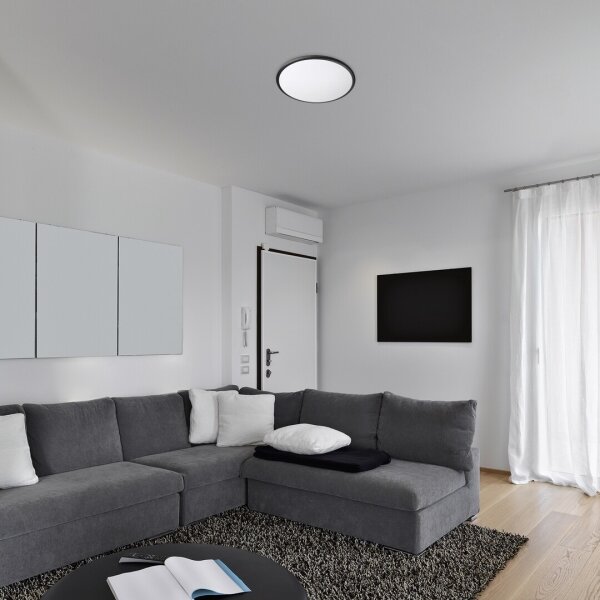 Rabalux 71126 - Plafoniera LED ENGON 18W 230V 3000K nero 27 cm