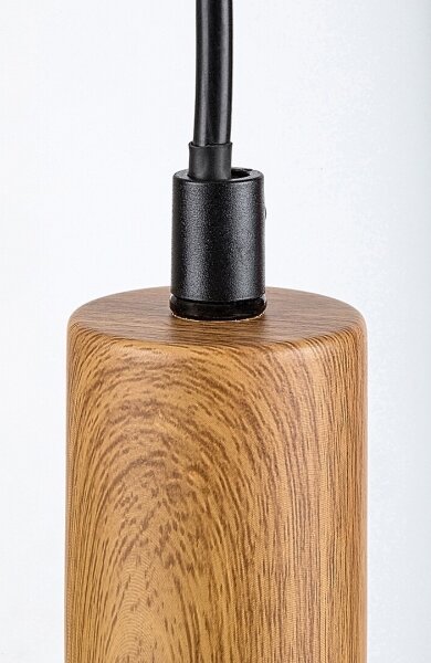Rabalux 72071 - Lampadario a cavo DOLLIEN 1xE27/60W/230V faggio