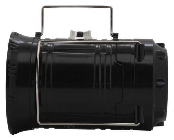 LED Lampada solare portatile LED/1200mAh nera