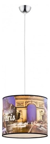 Argon 3334 - Lampadario a sospensione con filo CITY 1xE27/15W/230V
