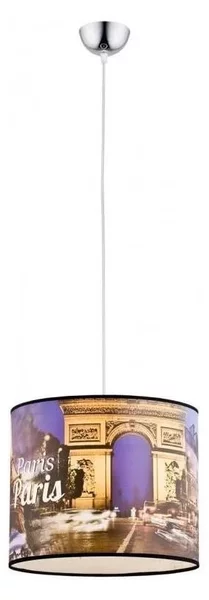 Argon 3334 - Lampadario a sospensione con filo CITY 1xE27/15W/230V