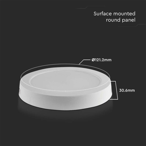 Plafoniera LED LED/6W/230V 3000K diametro 12 cm bianco