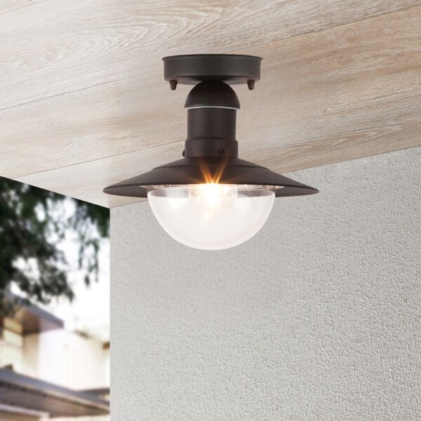 Brilagi - Plafoniera da esterno MOLDE 1xE27/60W IP44 nera