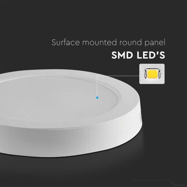 Plafoniera LED LED/6W/230V 3000K diametro 12 cm bianco