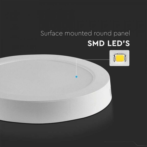 Plafoniera LED LED/6W/230V 6500K diametro 12 cm bianco