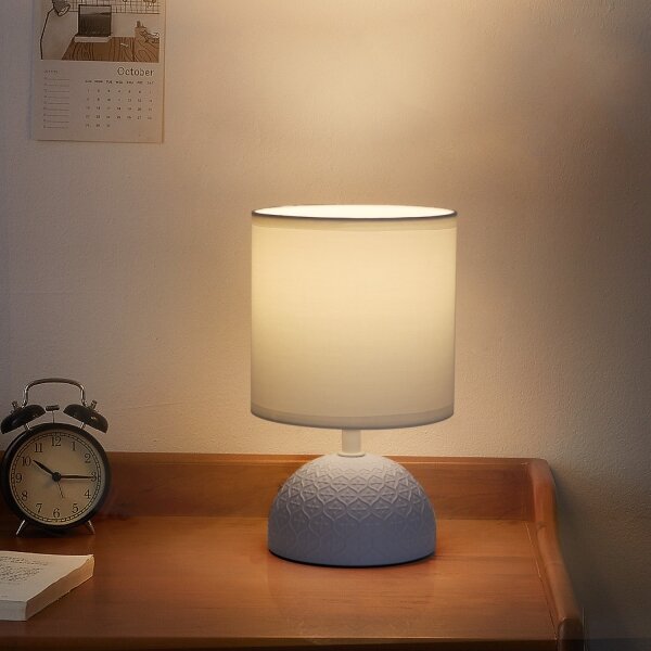 Aigostar - Lampada da tavolo 1xE14/40W/230V blu/bianco