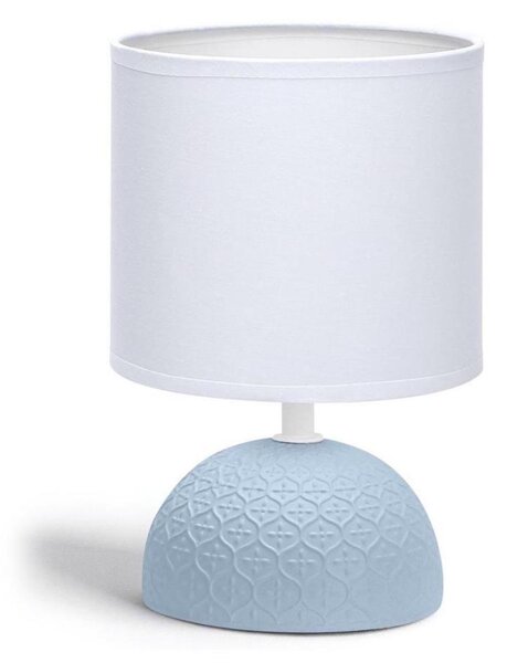 Aigostar - Lampada da tavolo 1xE14/40W/230V blu/bianco