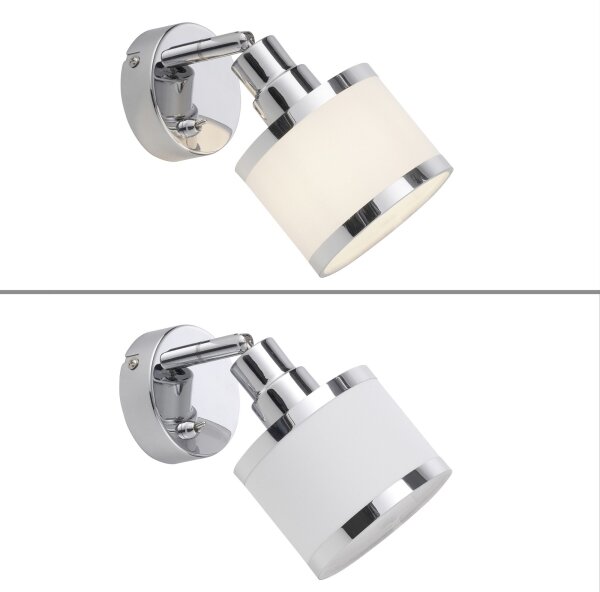 Leuchten Direkt 15371-17 - Faretto da parete ACCOR 1xE14/25W/230V