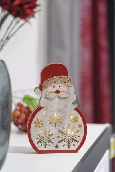 Decorazione natalizia LED LED/2xAAA Santa