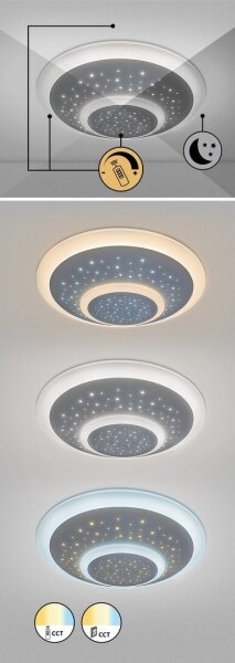 Rabalux - Plafoniera dimmerabile LED/47W/230V 3000-6000K + telecomando