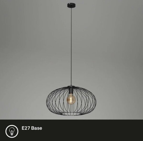 Briloner 4023-015 - Lampadario a sospensione con filo KAGO 1xE27/60W/230V
