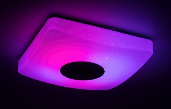 Rabalux - Plafoniera LED RGB dimmerabile con altoparlante LED/18W/230V + telecomando