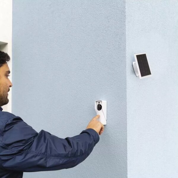 Campanello video wireless GoSmart 4400 mAh 3xAA IP44 Wi-Fi Tuya con pannello sol