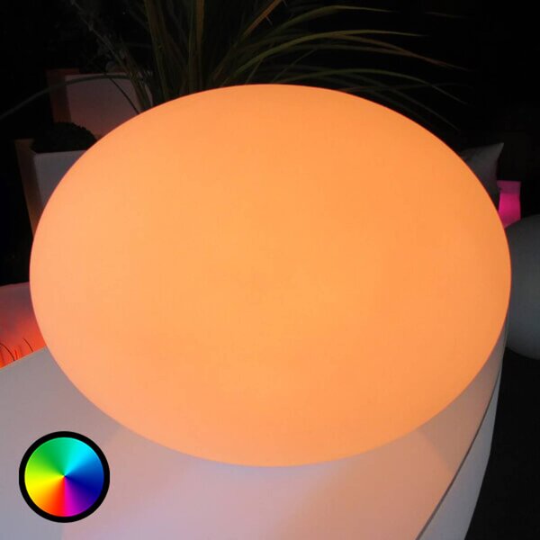 Smart&Green Lampada decorativa a LED controllabile Flatball XXS IP68